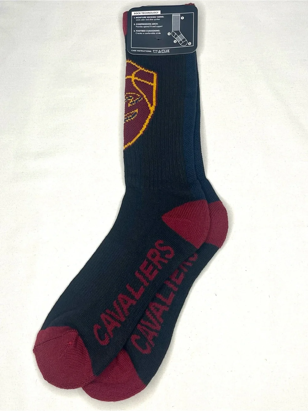 ’47 NBA Team Crew Socks - Cavaliers, Warriors, Bucks (Large)